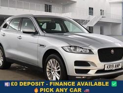 Silver Used 2019 Jaguar F-Pace Portfolio SUV | £13,999 (Good price)
