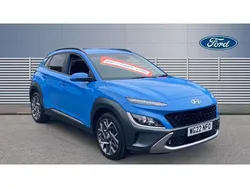 Blue Used 2022 Hyundai Kona Premium SUV | £17,481 (Fair price)