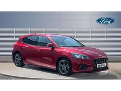 Red Used 2019 Ford Focus ST-Line Hatchback | £8,978 (Fair price)