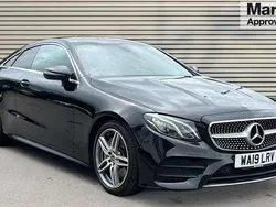 Black Used 2019 Mercedes E300 AMG line Coupe | £22,784 (Fair price)