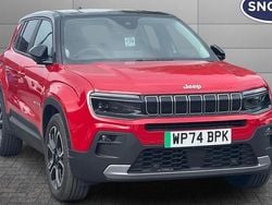 Red Used 2024 Jeep Avenger EV Summit SUV | £19,654 (Fair price)