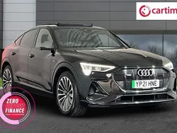 Black Used 2021 Audi e-tron Comfort SUV | £27,250