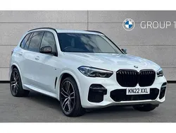 White Used 2022 BMW X5 M Sport SUV | £51,493 (Fair price)
