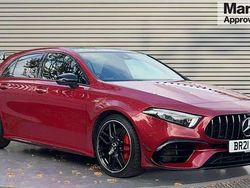 Red Used 2021 Mercedes A45 AMG Hatchback | £37,597 (Fair price)