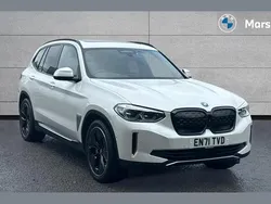 Mineral white metallic Used 2021 BMW iX3 Comfort Edition SUV | £28,420 (Fair price)