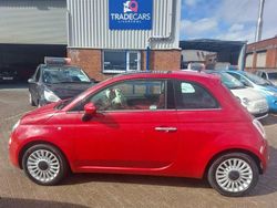 Red Used 2009 Fiat 500 Lounge Hatchback | £1,995