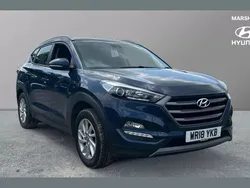 Blue Used 2018 Hyundai Tucson SE SUV | £11,946 (Fair price)