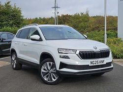 Moon white metallic New 2025 Skoda Karoq SE L SUV | £27,995 (Fair price)