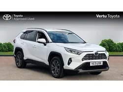 White Used 2022 Toyota RAV4 Hybrid Design SUV | £28,012 (Good price)