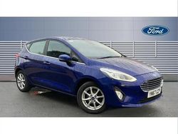 Blue Used 2018 Ford Fiesta Zetec Hatchback | £7,806 (Fair price)