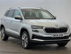 Brilliant silver metallic Used 2024 Skoda Karoq SE L SUV | £20,490 (Good price)