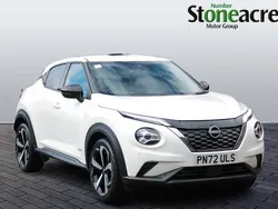 White Used 2022 Nissan Juke Tekna SUV | £17,800 (Fair price)