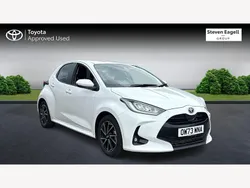 White Used 2024 Toyota Yaris Hybrid Design Hatchback | £17,727 (Good price)