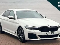 White Used 2022 BMW 530 M Sport Sedan | £29,189 (Good price)