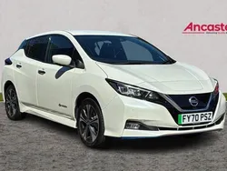 White Used 2020 Nissan Leaf Tekna Hatchback | £11,975 (Good price)