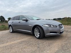 Indigo blue Used 2013 Jaguar XF Sportbrake Premium Luxury Estate | £9,995