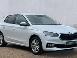 Moon white metallic Used 2024 Skoda Fabia SE L Hatchback | £19,640 (Fair price)