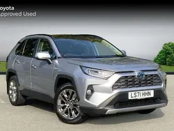 Silver blade Used 2021 Toyota RAV4 Hybrid Premium SUV | £28,795 (A bit pricey)