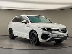 Pure white Used 2023 VW Touareg R-line SUV | £42,500 (Fair price)