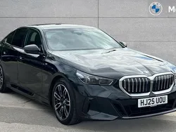 Black Used 2025 BMW 550e M Sport Sedan | £66,174 (Fair price)