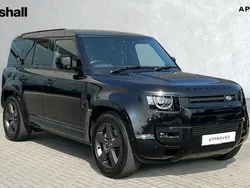 Metallic santorini black Used 2024 Land Rover Defender HSE Dynamic SUV | £71,045 (A bit pricey)