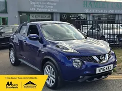 Blue Used 2016 Nissan Juke N-Connecta SUV | £6,500 (Fair price)