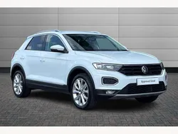 Pure white Used 2021 VW T-Roc SEL SUV | £19,750 (Fair price)