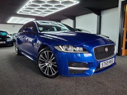 Blue Used 2019 Jaguar XF R-Sport Sedan | £12,995 (Fair price)