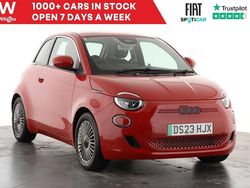 Red Used 2023 Fiat 500e Red Hatchback | £15,499 (Fair price)