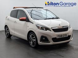 White Used 2018 Peugeot 108 Roland Garros Hatchback | £6,250 (Fair price)