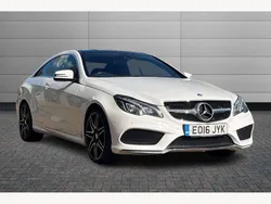 White Used 2016 Mercedes E400 AMG line Coupe | £13,990 (Fair price)