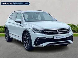 White Used 2020 VW Tiguan R-line SUV | £23,159 (Fair price)
