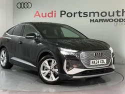 Black Used 2024 Audi Q4 Sportback e-tron S-Line SUV | £33,490 (Fair price)