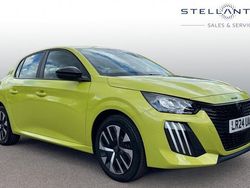 Yellow Used 2024 Peugeot 208 Active Hatchback | £14,954 (Fair price)