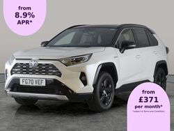 White/black Used 2020 Toyota RAV4 Hybrid SUV | £23,998 (Fair price)