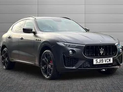 Satin black custom Used 2019 Maserati Levante SUV | £23,980 (Fair price)