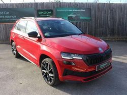 Red Used 2023 Skoda Karoq SportLine SUV | £22,995 (Fair price)