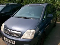 Black Used 2006 Vauxhall Meriva Design Edition MPV | £695 (Fair price)