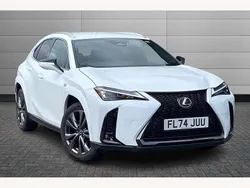 Fsport white Used 2024 Lexus UX 300h Sport Line SUV | £35,895 (Fair price)