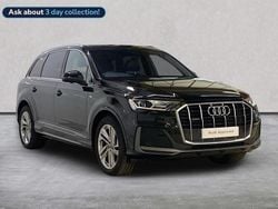 Black Used 2022 Audi Q7 S-Line SUV | £39,083 (Fair price)