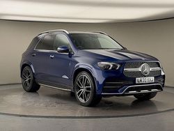 Brilliant blue Used 2020 Mercedes GLE450 AMG AMG line SUV | £46,500 (Fair price)