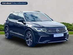 Black Used 2021 VW Tiguan R-line SUV | £27,357 (Fair price)