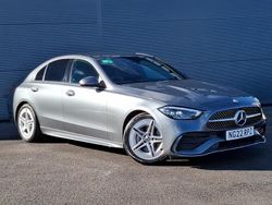 Grey Used 2022 Mercedes C220 AMG line Sedan | £25,998 (Good price)