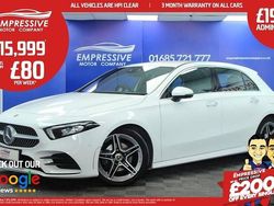White Used 2019 Mercedes A180 AMG line Hatchback | £15,999 (Expensive)