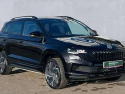 Black Used 2024 Skoda Karoq SportLine SUV | £25,350 (Fair price)