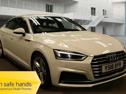 White Used 2018 Audi A5 Sportback S-Line Hatchback | £12,995 (Good price)