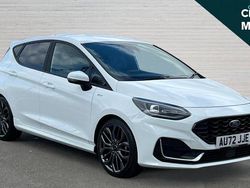 Special solid frozen white Used 2022 Ford Fiesta ST-Line Hatchback | £15,995 (A bit pricey)
