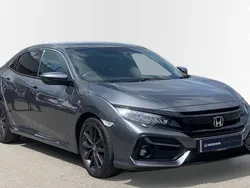 Metallic polished metal Used 2021 Honda Civic EX Hatchback | £16,893 (Fair price)