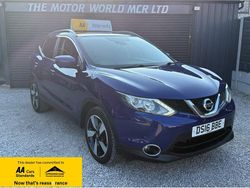 Blue Used 2016 Nissan Qashqai N-Connecta SUV | £6,995 (Fair price)