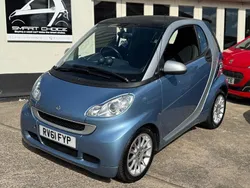Silver Used 2011 Smart ForTwo Coupé Passion Coupe | £4,495 (Fair price)